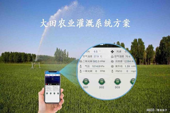 开元体育大面积农田怎么灌溉？用聚英大田农业灌溉系统方案(图1)