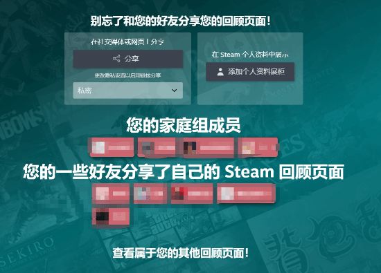 开元体育注意隐私!Steam家庭可访问彼此的年终回顾(图2)